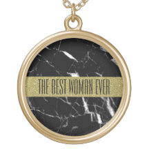 Elegante dorado de mármol negro