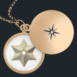 Collar Dorado Estrella de David de oro<br><div class="desc">Estrella de David de oro

No dude en para añadir sus propias palabras y/o imágenes a este artículo vía las grandes herramientas del arreglo para requisitos particulares de Zazzle.  Este diseño también disponible en docenas de otros productos. ¡Gracias por parar cerca! ¡Dios bendice!</div>