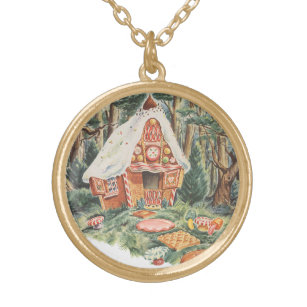 Collar Dorado Hadas de la India, Hansel y Gretel Candy House