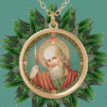 Collar Dorado Santo Tomás del Apóstol (JMAS 12)<br><div class="desc">Santo Tomás del Apóstol, también llamado Didímus (el "gemelo"), fue uno de los Doce Apóstoles de Jesucristo según el Nuevo Testamento. Después de dudar inicialmente de la Resurrección hasta que tocó las heridas de Cristo para sí mismo, Santo Tomás pasó a evangelizar a Partia, Persia e India con celo misionero....</div>