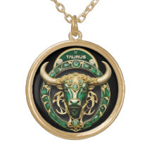 Taurus Bull, Esmeralda y Oro Personalizado