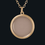 Collar Dorado Testigo (color sólido)<br><div class="desc">Testigo (color sólido)</div>