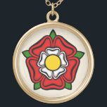 Collar Dorado Tudor Rosa de Inglaterra, Emblema de la realeza<br><div class="desc">Tudor Rosa de Inglaterra,  Emblema de RoyaltyLancaster y York</div>