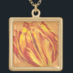 Collar Dorado Tulip Power I<br><div class="desc">Floral</div>