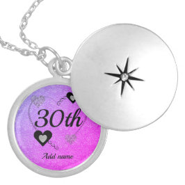 Collar especial de cumpleaños 30 personalizado