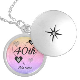 Collar especial de cumpleaños personalizado 40