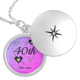 Collar especial de cumpleaños personalizado 40