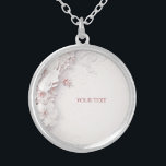 Collar floral rosado de marfil Rubor<br><div class="desc">Hermoso collar floral rosa Rubor de marfil</div>