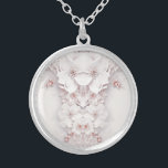 Collar floral rosado de marfil Rubor<br><div class="desc">Hermoso collar floral rosa Rubor de marfil</div>