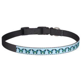 Collar Para Mascotas Collar de perro de mariposa azul