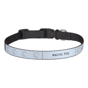 Collar Para Mascotas Pintura de Fox Ártica - Mascota de Arte de Vida Si