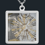 Collar Plateado Baldosas de explosión III<br><div class="desc">Decoración del hogar</div>