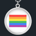 COLLAR PLATEADO BANDERA OFICIAL DE ORGULLO GAY<br><div class="desc">Si la vida fuera una camiseta, ¡sería totalmente gay! Explorar más de 1, 000 diseños de humor, orgullo, igualdad, jerga y matrimonio GLBT. La vestimenta gay, lesbiana, trans, gay e intersexual más única de la web. Todo desde GAY a Z @ www.GlbtShirts.com ENCONTRARNOS EN: LA WEB: http://www.GlbtShirts.com FACEBOOK: http://www.facebook.com/glbtshirts TWITTER:・...</div>