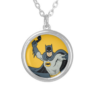 Collar Plateado Batman Batarang