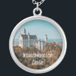 Collar Plateado Castillo de Neuschwanstein Alemania<br><div class="desc">Castillo Neuschwanstein Alemania Hermoso y como un sueño hecho realidad</div>