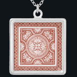 Collar Plateado Cinnabar Woodblock IV<br><div class="desc">Decoración del hogar</div>