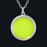 Collar Plateado Clínima ártica (color sólido)<br><div class="desc">Clínima ártica (color sólido)</div>