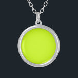 Collar Plateado Clínima ártica (color sólido)<br><div class="desc">Clínima ártica (color sólido)</div>