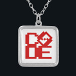 COLLAR PLATEADO CÓDIGO<br><div class="desc">LOVE CODE Globe Trotters se especializa en imágenes idiosincrásicas de todo el mundo. Aquí encontrará tarjetas de felicitación únicas,  postales,  Posters,  Mousepads y más.</div>