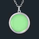 Collar Plateado Color sólido de la tinta de color pastel | Clásica<br><div class="desc">Color sólido de la tinta de color pastel | Clásica | Elegante | Trendy | Elegante | Regalo</div>