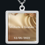Collar Plateado Conjunto de Bodas de caramelo<br><div class="desc">Conjunto de Bodas de caramelo</div>