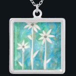 Collar Plateado Dainty Daisies I<br><div class="desc">Floral</div>