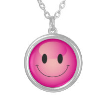 Decora rosa brillante Kei Cara sonriente de Emoji