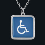 Collar Plateado Discapacitado<br><div class="desc">Discapacitados,  discapacitados</div>