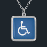 Collar Plateado Discapacitado<br><div class="desc">Discapacitados, discapacitados</div>