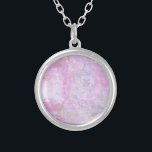 Collar Plateado Dulce romántico Feliz Año Nuevo 2016 Rosa suave<br><div class="desc"></div>