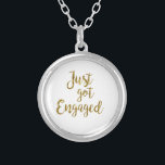 Collar Plateado El guión blanco y dorado acaba de involucrarse<br><div class="desc">... </div>