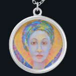 Collar Plateado Erzulie Freda voodoo Goddess Wudu New Orleans<br><div class="desc">Erzulie Freda voodoo Orleans, hermana del arte Erzulie Dantor Wudu - imprime sobre varios materiales. Una gran idea de regalo para alegrar tu casa. También compren esta obra en estuches de teléfono, ropa, tazas, almohadas y más. Impresión de poster y arte sobre ropa y para tu pared - diversos antecedentes...</div>