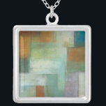 Collar Plateado Esencia Azul del Lago II<br><div class="desc">Decoración del hogar</div>