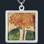 Collar Plateado Floral vibrante I<br><div class="desc">Floral</div>