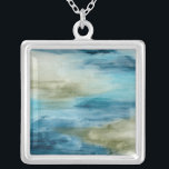 Collar Plateado Flujo oceánico II<br><div class="desc">Decoración del hogar</div>