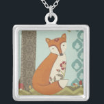 Collar Plateado Forest Whimsy III<br><div class="desc">Animales</div>