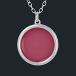 Collar Plateado Gran chapuzón o'ruby (color sólido)<br><div class="desc">Gran chapuzón o'ruby (color sólido)</div>