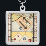 Collar Plateado Jumble surtido de juegos de oportunidad<br><div class="desc">No hay reglas en esta variedad de juegos de azar. ¿Te gustaría jugar a las cartas? ¿Qué tal algunos dominó? ¿Tal vez quieras rodar los dados y ver qué sale? ¡Aprovecha esta pintura hoy!</div>
