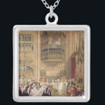 Collar Plateado La boda de Edward VII<br><div class="desc">La boda de la escuela inglesa de 1841-1910) Príncipes de Gales de Edward VII (a princesa Alexandra (1844-1925) capilla Windsor de Dinamarca, San Jorge, situado el 7 de marzo de 1863 en una colección privada. El boda de 1841-1910) Príncipes de Gales de Edward VII (a princesa Alexandra (1844-1925) capilla Windsor...</div>