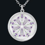 Collar Plateado Mandala calmante del *~* - energía curativa vía<br><div class="desc">Como un curador espiritual de la energía de la distancia profesional desde 2001, yo ha aprendido, convertido y utilizado el poder de la intención curativa de la energía. Toda mi JOYERÍA CON LA INTENCIÓN (r) lleva la energía curativa de la manifestación positiva. Este collar curativo de la mandala de la...</div>