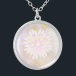 Collar Plateado *~* Mandala Dahlia Pastel Lavender Peach AP2<br><div class="desc">ROUND MANDALA DAHLIA NECKLACE. JOYA CON INTENCIÓN (R) - Joyas con un Enérgico Mejoramiento. (Buscar en AP2 un diseño similar). Como sanador profesional de la energía espiritual a distancia desde 2001, he aprendido, desarrollado y utilizado el poder de la intención de sanar la energía. Toda mi JOYA CON INTENCIÓN (R)...</div>