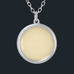 Collar Plateado Manía bananera (color sólido)<br><div class="desc">Manía bananera (color sólido)</div>