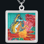 Collar Plateado Mariposa Poderosa I<br><div class="desc">Mariposas e insectos</div>