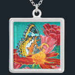 Collar Plateado Mariposa Poderosa I<br><div class="desc">Animales</div>