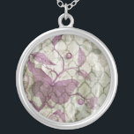 Collar Plateado Mariposas árabes III<br><div class="desc">Animales</div>