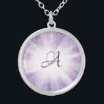 Collar Plateado *~* Monograma de energía de curación de ráfagas de<br><div class="desc">JEWELRY WITH INTENTION (R) - Joyas mejoradas energéticamente. - Personalice con su propio primer o monograma. Como curandero profesional de energía espiritual a distancia desde 2001, he aprendido, desarrollado y utilizado el poder de la intención de sanar la energía. Toda mi JOYA CON INTENCIÓN (R) lleva la energía curativa de...</div>