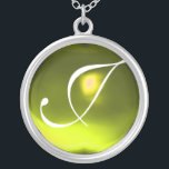 COLLAR PLATEADO MONOGRAMA MÁGICO AMARILLO TOPAZ GEM STONE<br><div class="desc">Diseño elegante y único con piedra de piedra. Modelación y renderización de nodrizas muy precisas en el estudio 3D Max de Bulgan Lumini.Parte de la serie Hyper Talismans.</div>