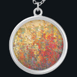 Collar Plateado Mural de jardín brillante de flores silvestres de<br><div class="desc">Un majestuoso y brillante mural de jardín con flores silvestres de primavera como pieza central. Tim O'Toole hizo este paisaje increíble. ¡Los fans de Claude Monet o Winslow Homer deberían comprar este trabajo!</div>