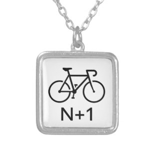 Collar Plateado N+1 bici