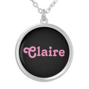 Collar Plateado Necklace Claire